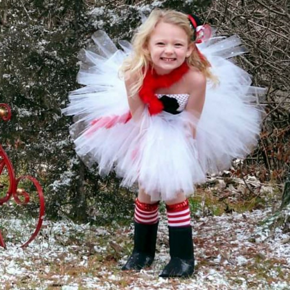 snowman tutu outfit